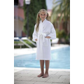 Kids Kimono Collar Waffle Bathrobe (Size 7-10)